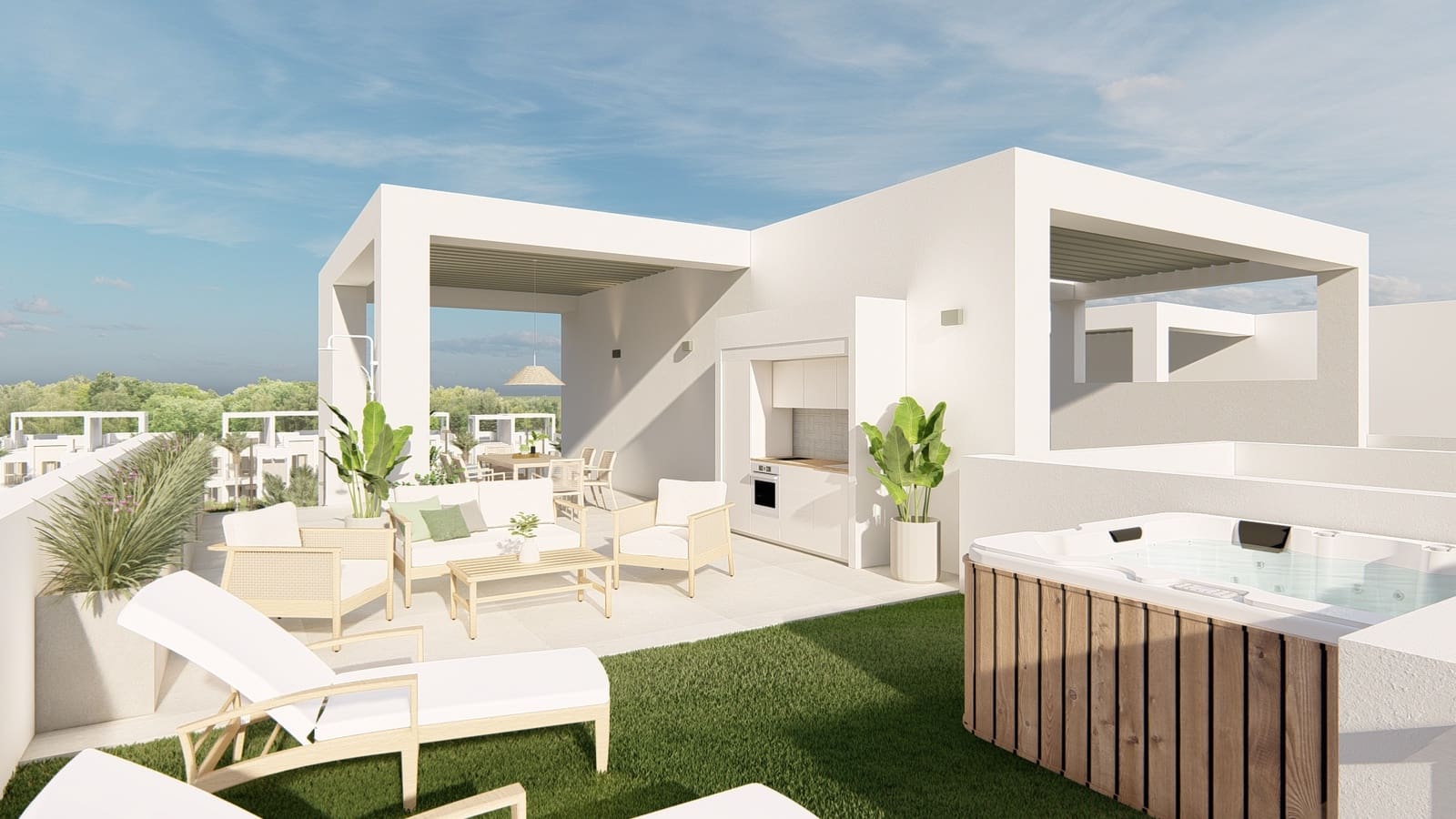 2 Zimmer Apartment zu verkaufen in Ciudad Quesada mit Pool Garage - 306.000 € (Ref: 9324667)