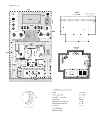 3 makuuhuone Huvila myytävänä paikassa Ciudad Quesada, Rojales mukana uima-altaan - 773 560 € (Ref: 9324718)