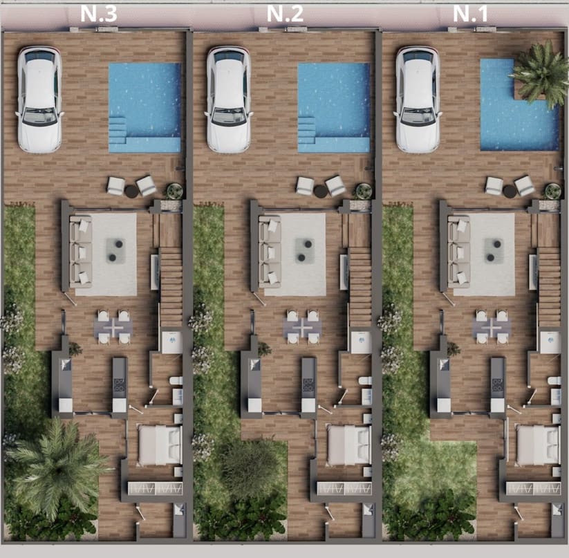 3 Zimmer Villa zu verkaufen in San Pedro del Pinatar mit Pool - 469.900 € (Ref: 9324743)