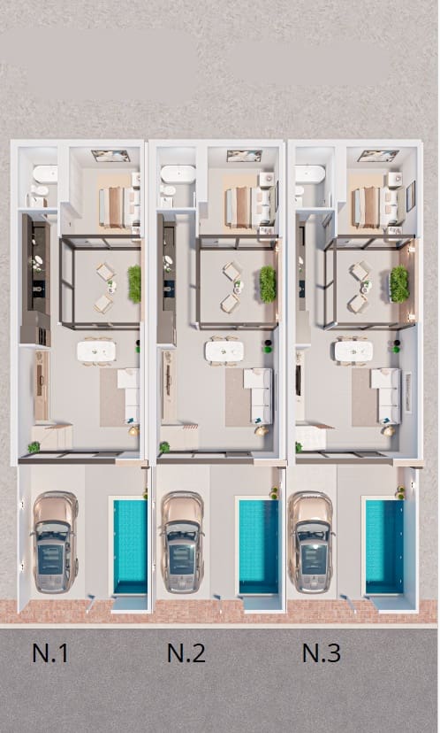 3 Zimmer Haus zu verkaufen in San Pedro del Pinatar mit Pool - 289.000 € (Ref: 9324769)