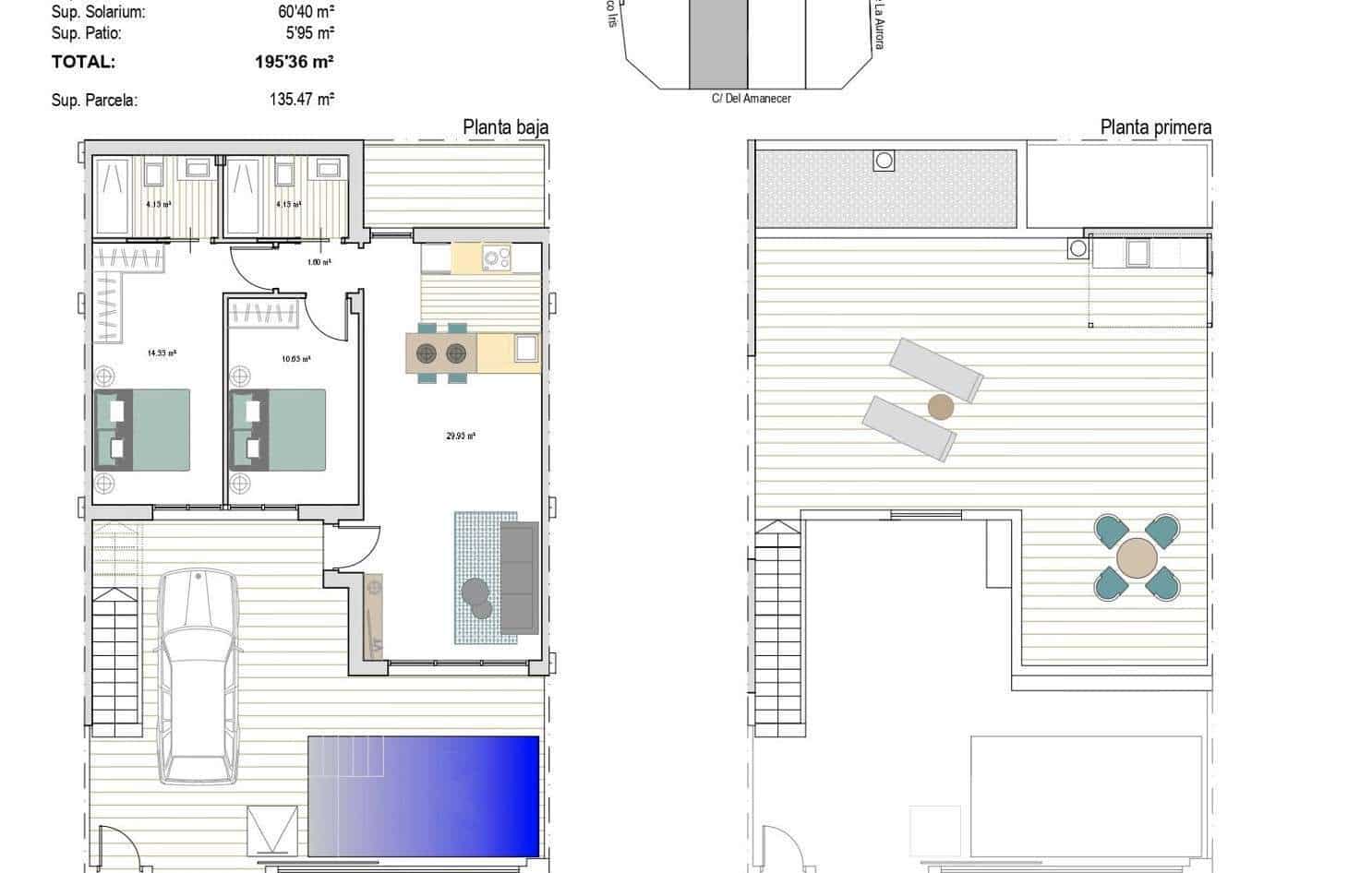 2 chambre Villa/Maison à vendre à Roldan avec piscine - 259 900 € (Ref: 9324778)