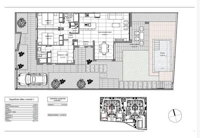 3 camera da letto Villa in vendita in Santiago de la Ribera, San Javier con piscina - 476.900 € (Rif: 9324784)