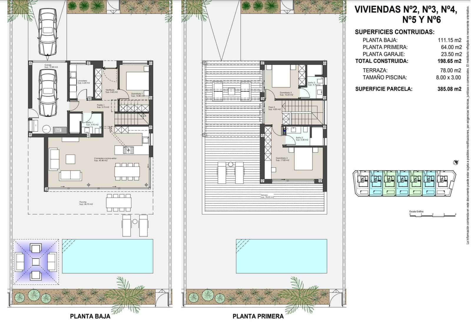 3 camera da letto Villa in vendita in Roldan con piscina garage - 995.000 € (Rif: 9324788)