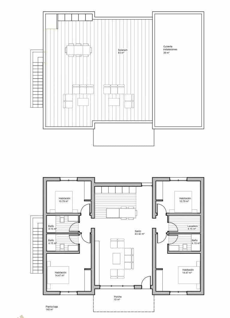 4 camera da letto Villa in vendita in Roldan con piscina - 589.000 € (Rif: 9324795)