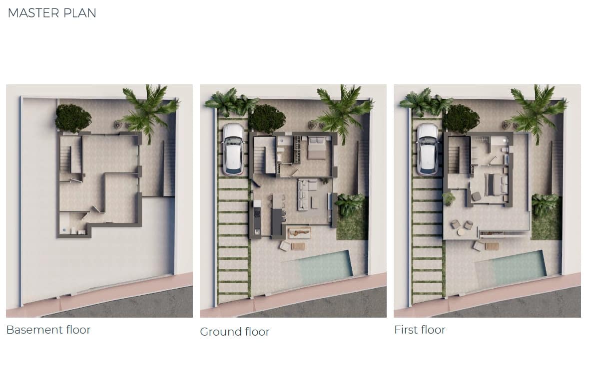 2 Zimmer Villa zu verkaufen in Pilar de la Horadada mit Pool - 490.000 € (Ref: 9330920)