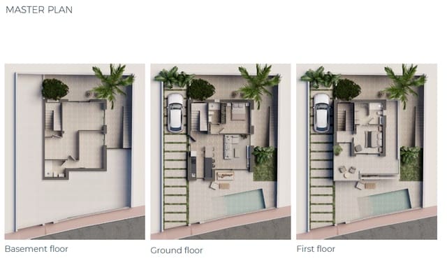 2 Zimmer Villa zu verkaufen in Pilar de la Horadada mit Pool - 490.000 € (Ref: 9330920)