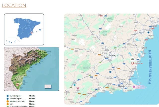 2 Zimmer Villa zu verkaufen in Pilar de la Horadada mit Pool - 490.000 € (Ref: 9330920)