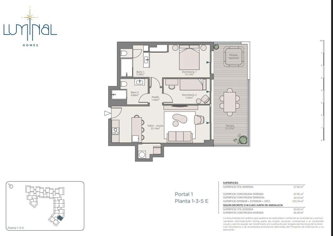 2 Zimmer Apartment zu verkaufen in Arroyo de la Miel mit Garage - 318.950 € (Ref: 9332891)