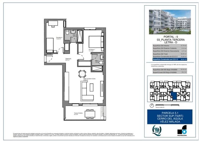 2 Zimmer Apartment zu verkaufen in Torre del Mar, Vélez-Málaga mit Pool Garage - 279.950 € (Ref: 9334264)