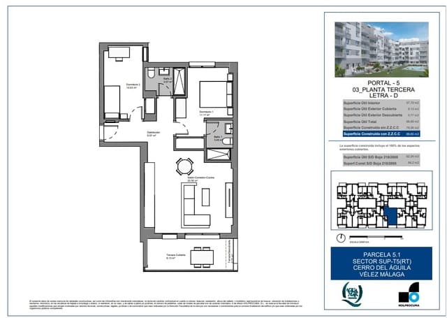 2 slaapkamer Appartement te koop in Torre del Mar, Vélez-Málaga met zwembad garage - € 279.950 (Ref: 9334265)