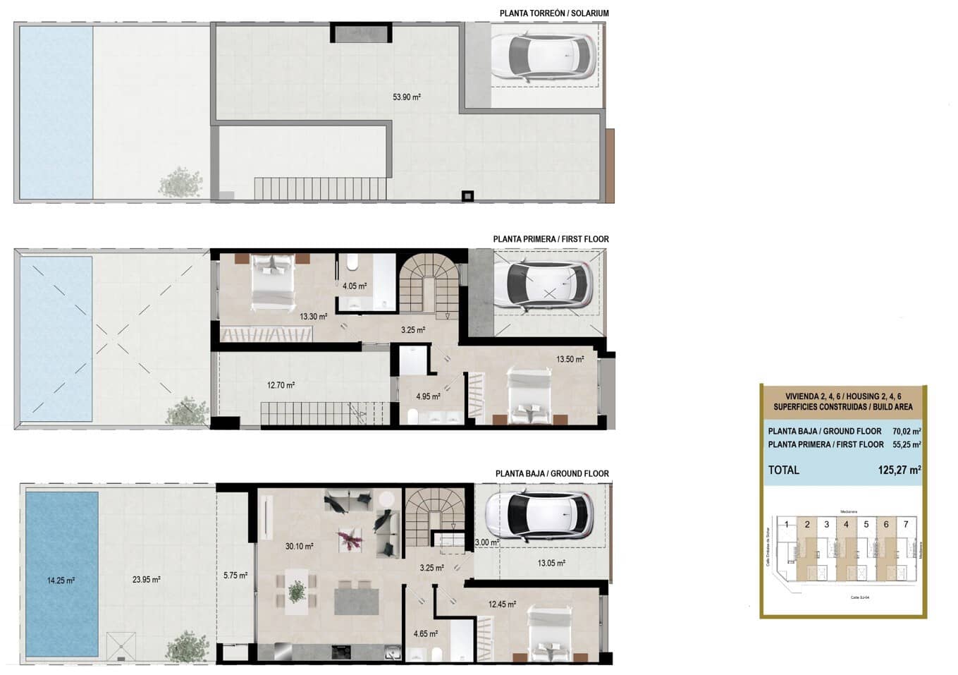 3 camera da letto Casa in vendita in San Javier con piscina - 287.900 € (Rif: 9360904)