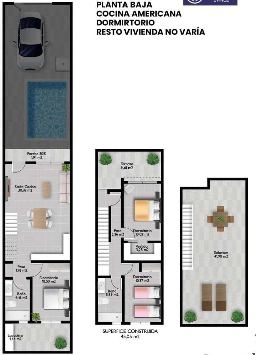 3 bedroom Villa for sale in San Pedro del Pinatar with pool - € 359,000 (Ref: 9478997)