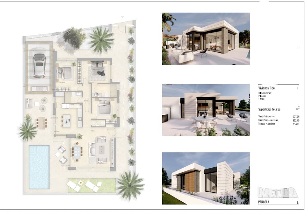 3 makuuhuone Huvila myytävänä paikassa Pilar de la Horadada mukana uima-altaan - 594 000 € (Ref: 9676269)