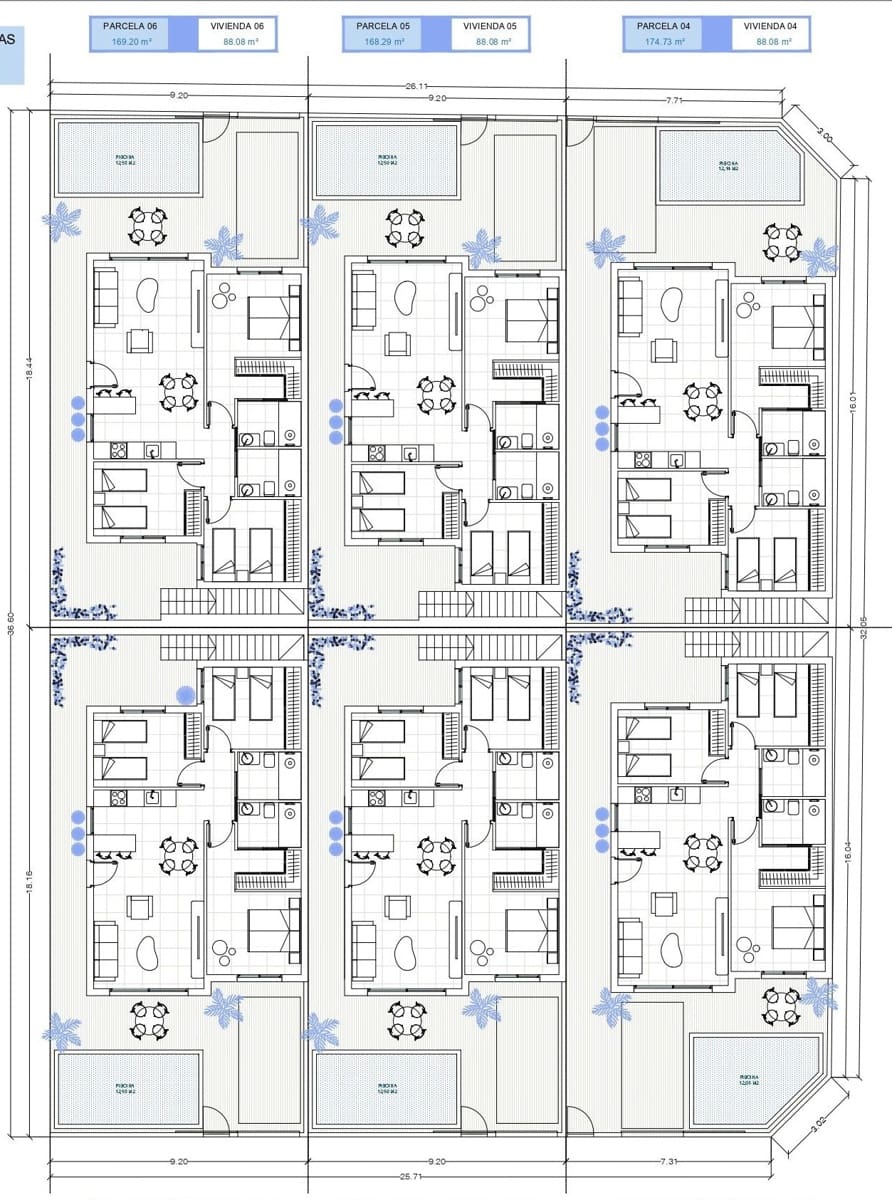 3 chambre Villa/Maison à vendre à Torre-Pacheco avec piscine - 259 900 € (Ref: 9697833)