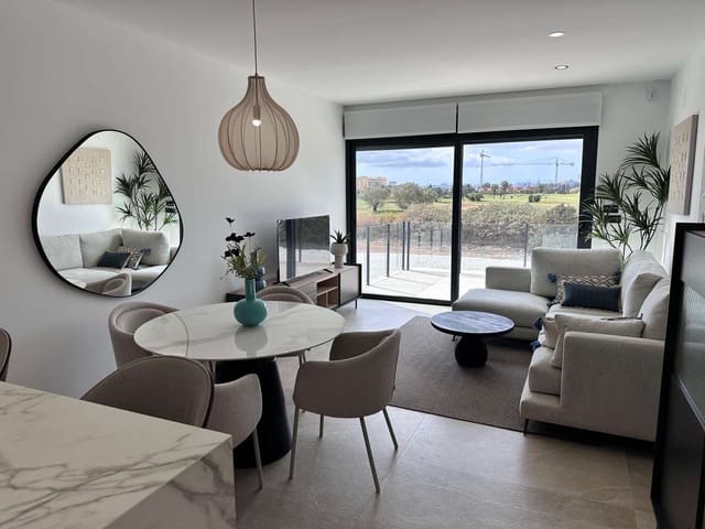 2 chambre Appartement à vendre à Las Lomas de Rame - Bahía Bella, Los Alcázares avec piscine garage - 299 000 € (Ref: 9759688)