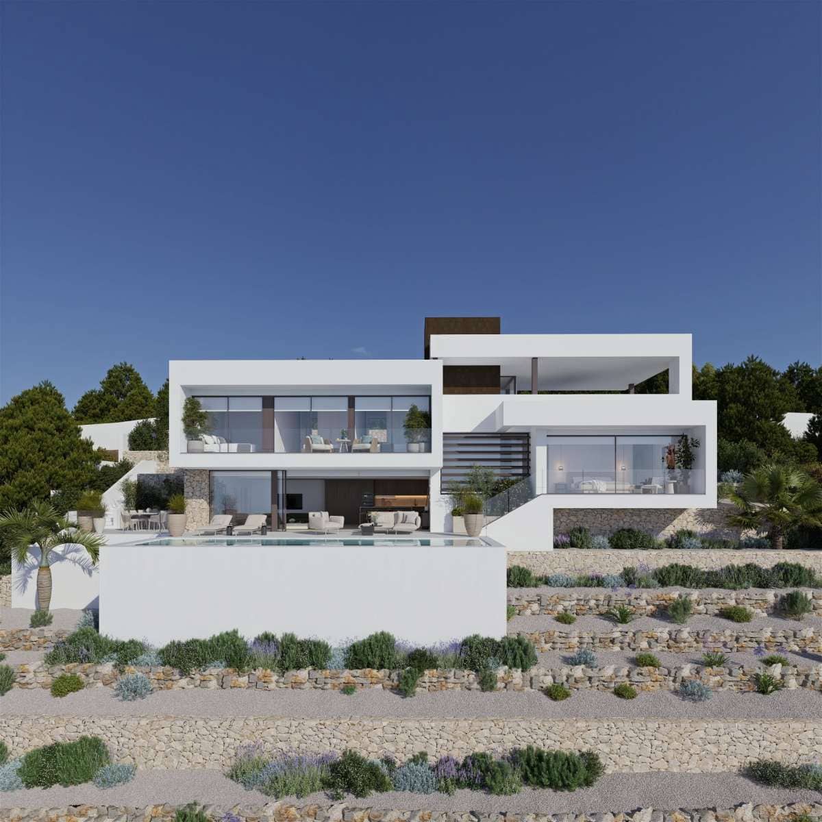 4 soveværelse Villa til salg i Altea med swimmingpool garage - € 2.349.000 (Ref: 9759705)