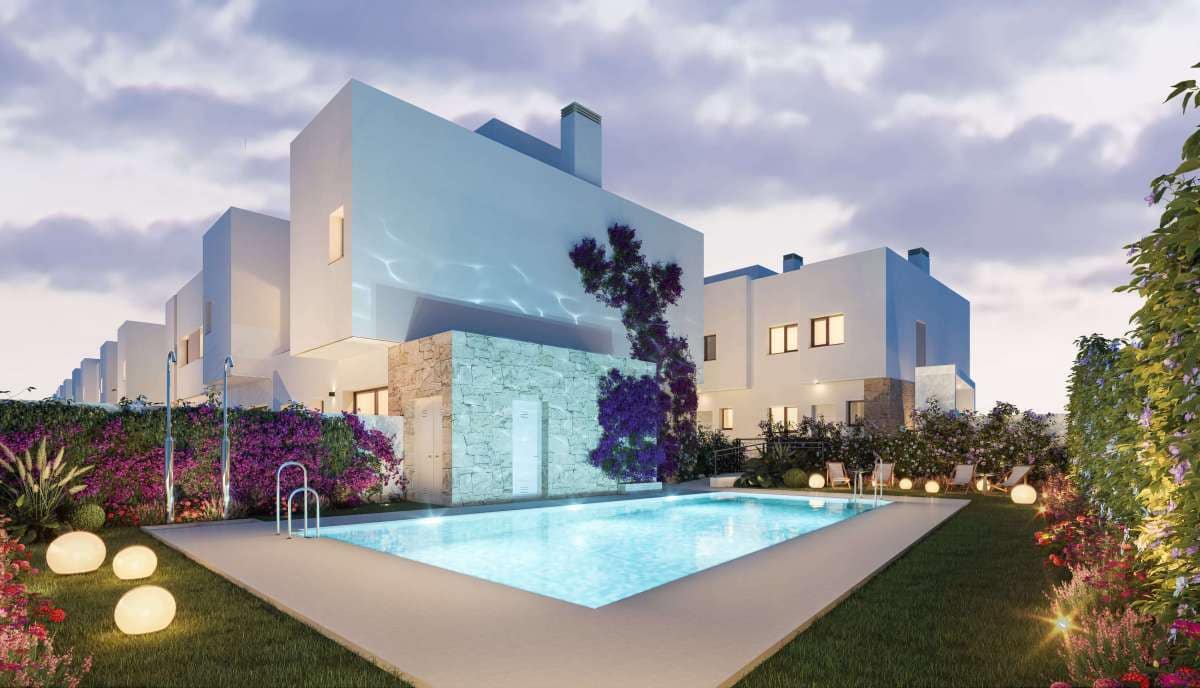 4 soveværelse Byhus til salg i Malaga by med swimmingpool garage - € 489.000 (Ref: 9759817)