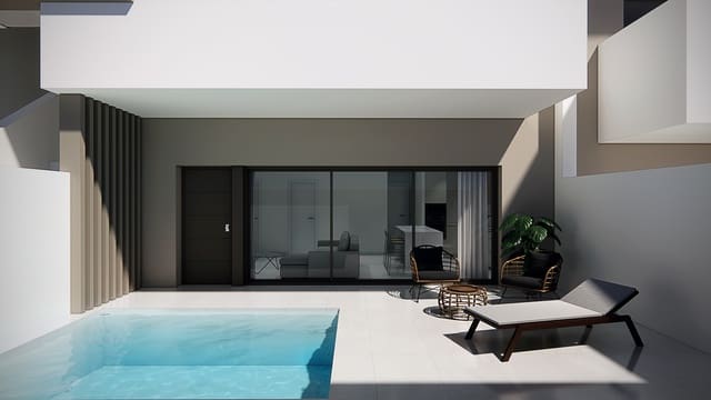 3 sovrum Bungalow till salu i Pilar de la Horadada ciudad, Pilar de la Horadada med pool garage - 291 500 € (Ref: 9759857)