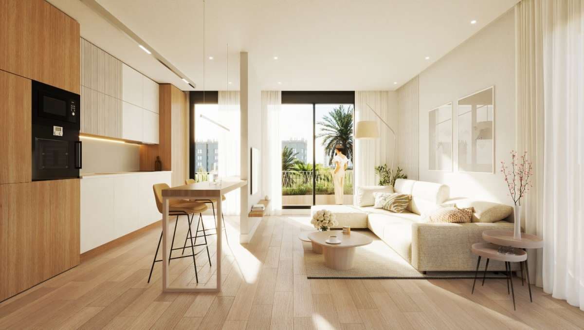 1 sovrum Lägenhet till salu i Malaga stad med pool - 378 495 € (Ref: 9767044)