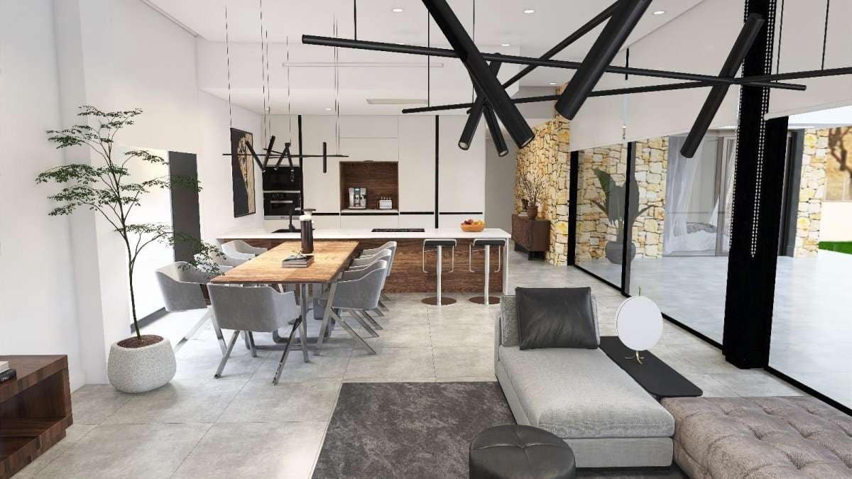 3 soverom Villa til salgs i Aspe med svømmebasseng garasje - € 325 000 (Ref: 9767542)