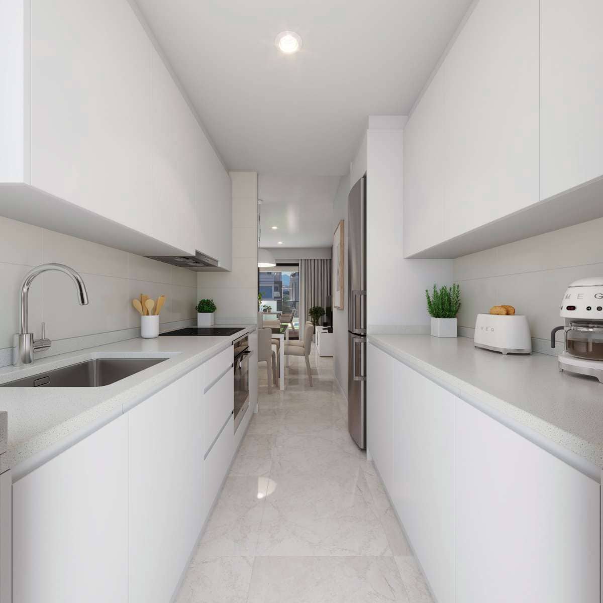 3 sypialnia Bungalow na sprzedaż w Puerto de Mazarron z basenem - 342 311 € (Ref: 9767864)