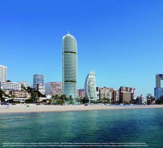 Apartamento de 2 habitaciones en Playa Poniente, Benidorm en venta - 1.058.000 € (Ref: 9768027)