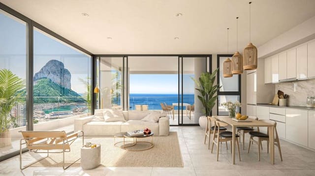 3 sypialnia Apartament na sprzedaż w Playa Arenal - Bol, Calpe / Calp z basenem garażem - 1 650 000 € (Ref: 9768272)