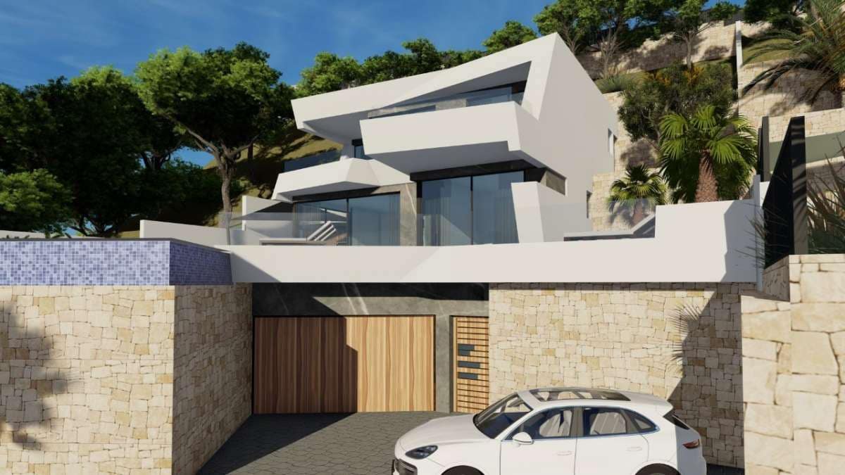 4 sypialnia Willa na sprzedaż w Calpe / Calp z basenem garażem - 1 690 000 € (Ref: 9768770)