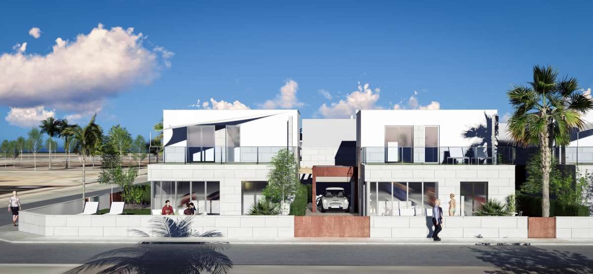 Chalet de 3 habitaciones en Los Alcázares en venta con piscina garaje - 445.000 € (Ref: 9768813)