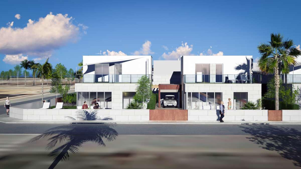 Chalet de 3 habitaciones en Los Alcázares en venta con piscina garaje - 445.000 € (Ref: 9768813)