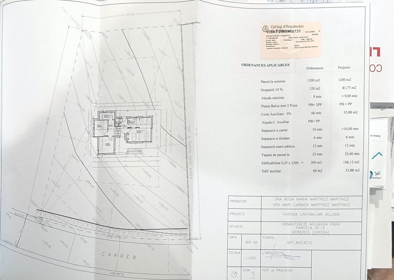 Byggetomt til salgs i Vidreres - € 85 000 (Ref: 9715259)