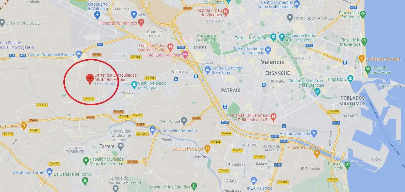 Teren niezagospodarowany na sprzedaż w Aldaia - 1 500 000 € (Ref: 9775923)