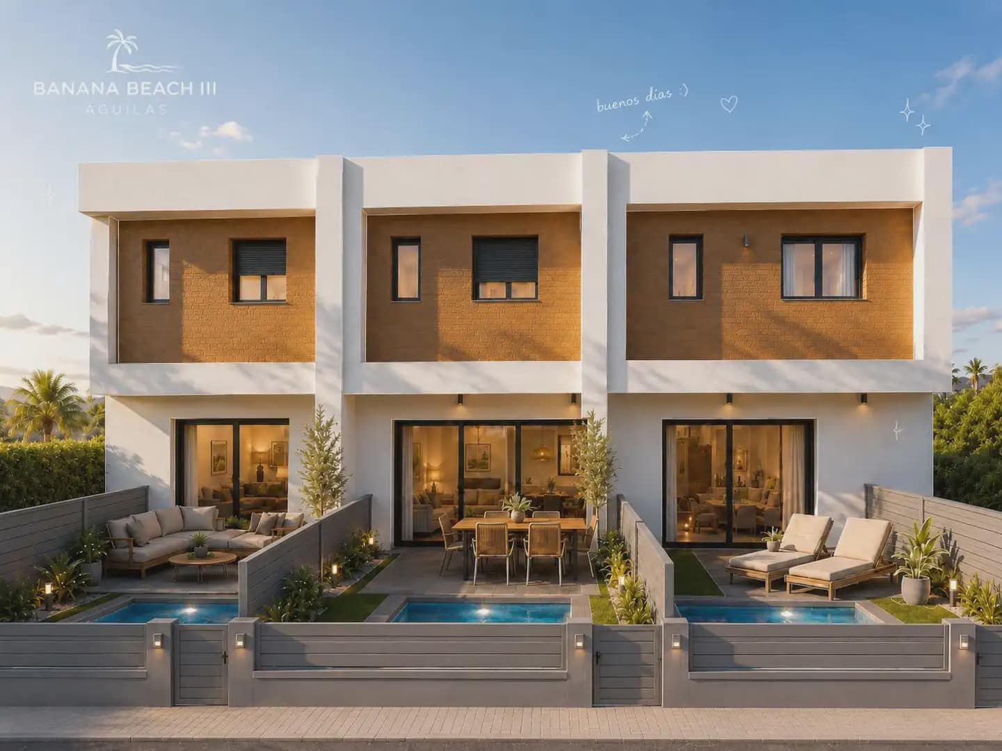 3 sovrum Hus till salu i Aguilas med pool garage - 345 000 € (Ref: 10045729)
