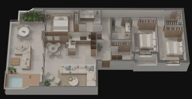 3 slaapkamer Flat te koop in Casco Antiguo, Aguilas met garage - € 320.000 (Ref: 9761491)