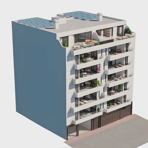 3 slaapkamer Flat te koop in Casco Antiguo, Aguilas met garage - € 320.000 (Ref: 9761491)