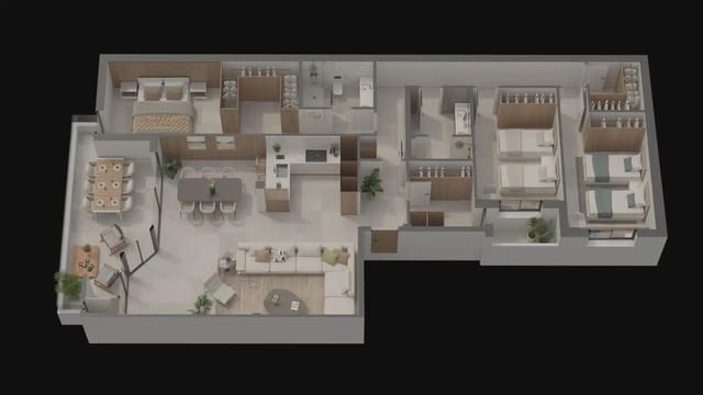 3 slaapkamer Flat te koop in Casco Antiguo, Aguilas met garage - € 320.000 (Ref: 9761491)