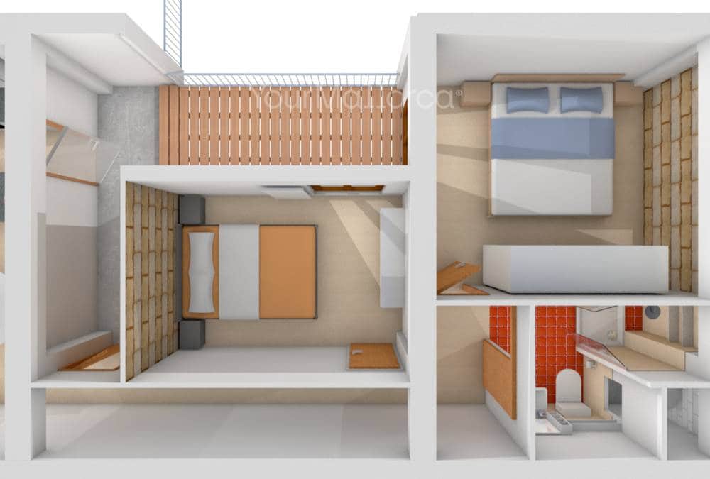 Piso de 2 habitaciones en Portocristo / Port de Manacor en venta - 260.000 € (Ref: 9803808)