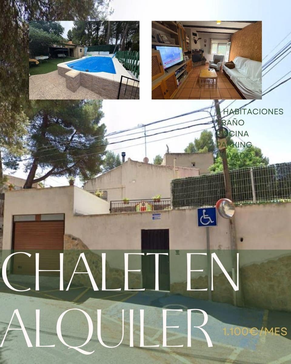 3 makuuhuone Huvila vuokrattavana paikassa Almansa mukana uima-altaan 
autotalli - 1 000 € (Ref: 9171419)