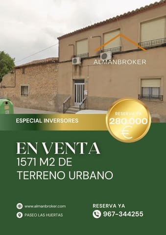 Byggetomt til salgs i Almansa - € 280 000 (Ref: 9527692)
