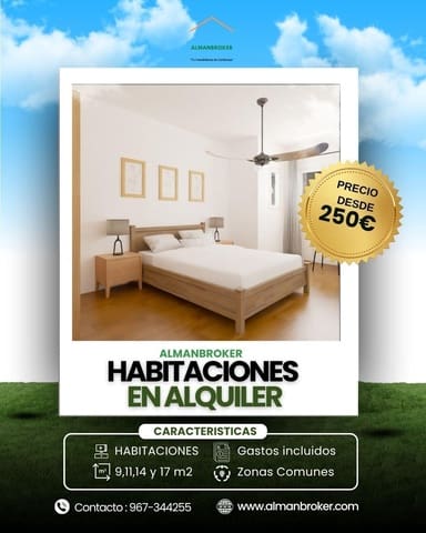 4 bedroom Flat for rent in Almansa - € 300 (Ref: 9530538)