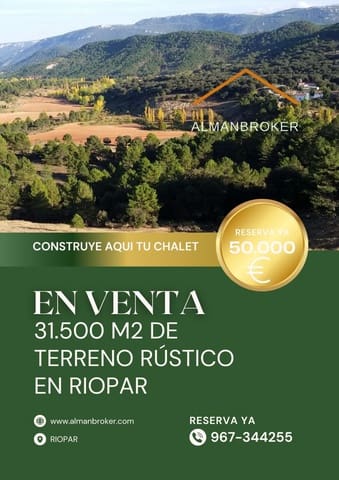 Undeveloped Land for sale in Riópar - € 50,000 (Ref: 9568685)