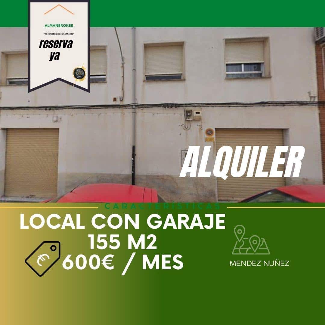 Local Comercial de 3 habitaciones en Almansa en alquiler con garaje - 600 € (Ref: 9596160)