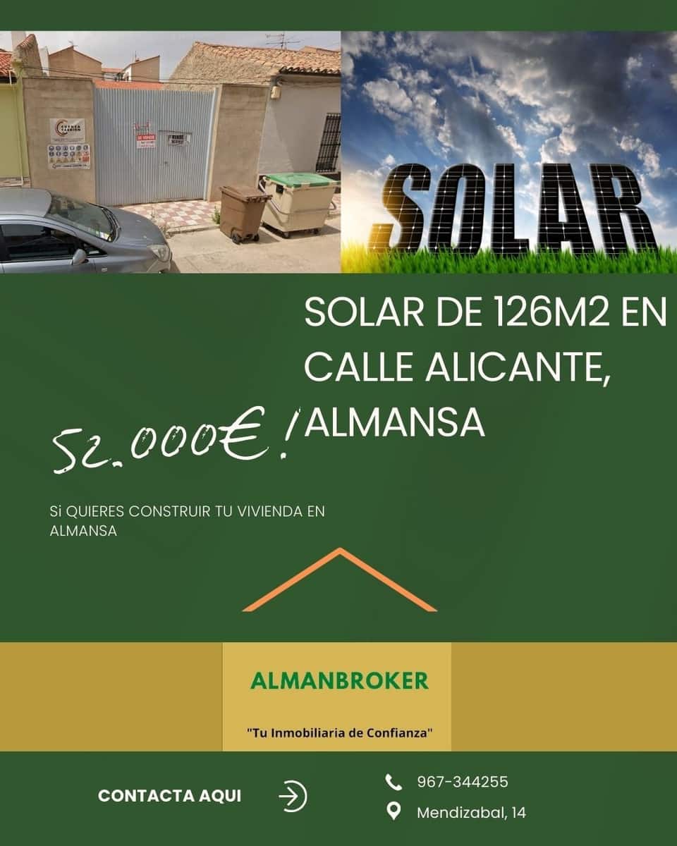Solar/Parcela en Almansa en venta - 52.000 € (Ref: 9674238)