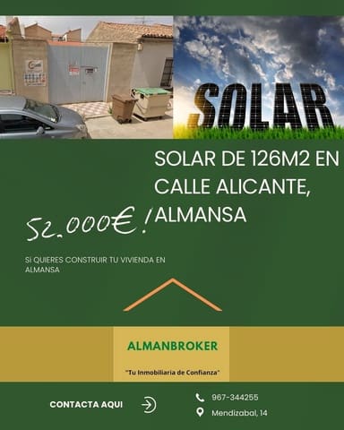 Solar/Parcela en Almansa en venta - 52.000 € (Ref: 9674238)