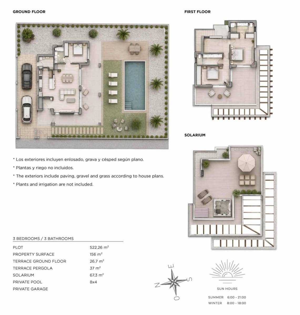 Chalet de 3 habitaciones en Doña Pepa en venta con piscina garaje - 927.896 € (Ref: 10177244)