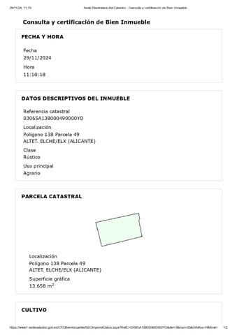 Area Edificabile in vendita in El Altet, Elche / Elx - 85.000 € (Rif: 9449535)