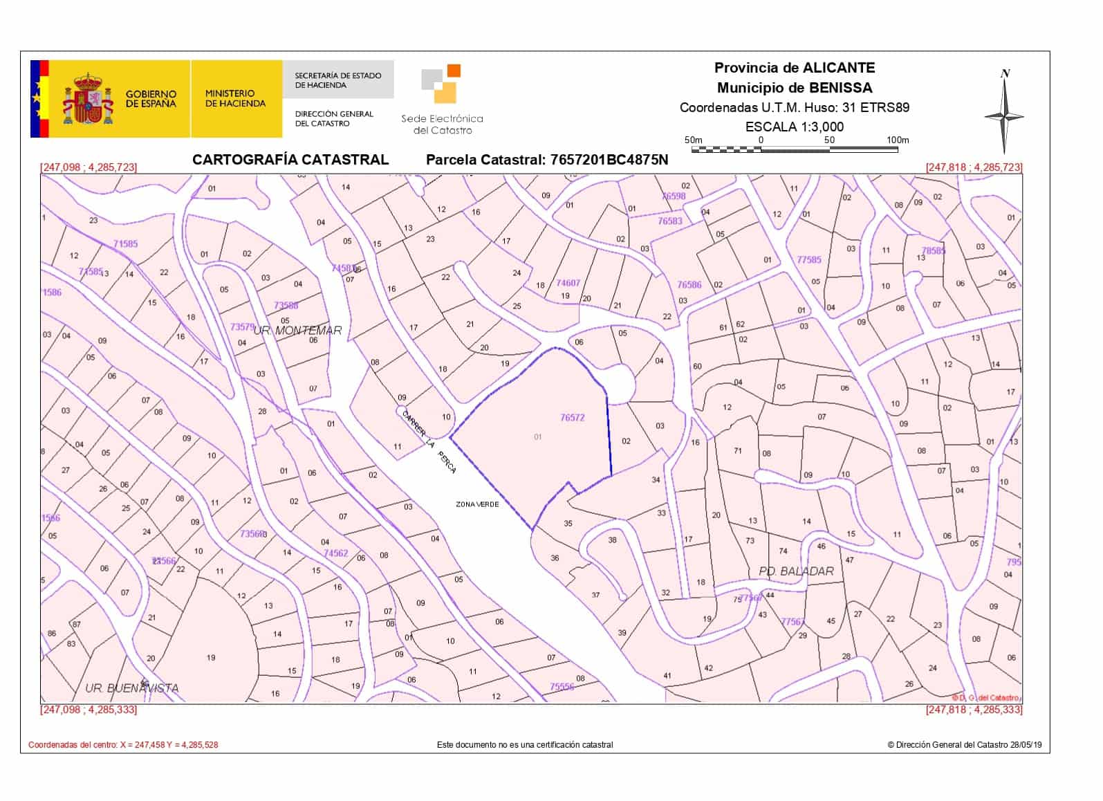 Building Plot for sale in Benissa - € 685,000 (Ref: 9449539)