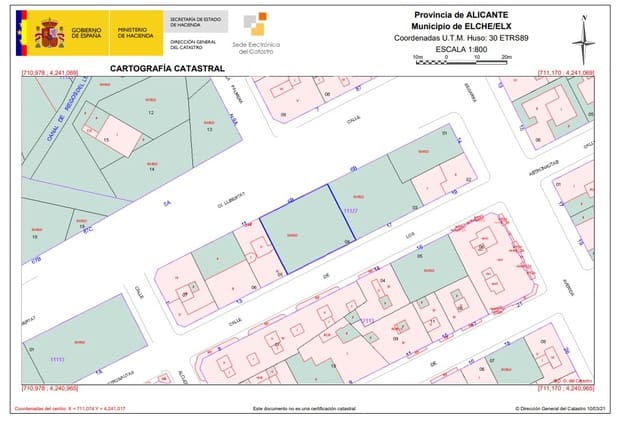 Byggegrund til salg i Torrellano, Elche / Elx - € 360.000 (Ref: 9449542)
