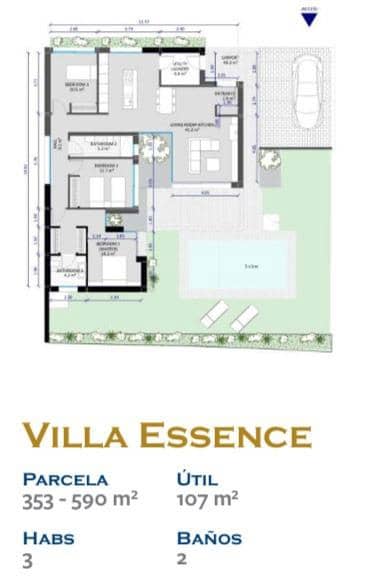 3 bedroom Villa for sale in Banos y Mendigo with pool - € 480,000 (Ref: 8951502)