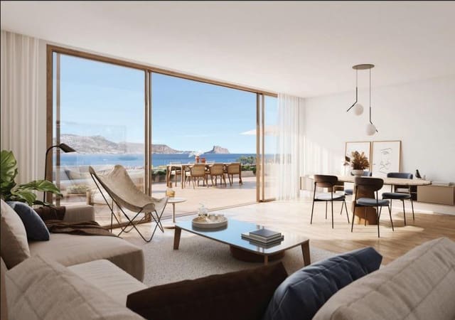 3 soveværelse Lejlighed til salg i Albir, Alfaz del Pi / L'Alfàs del Pi med swimmingpool garage - € 1.000.000 (Ref: 9829298)